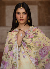 Cross Stitch Embroidered Lawn 3 Piece Unstitched Suit CS25EL D-RADIANT MUSE